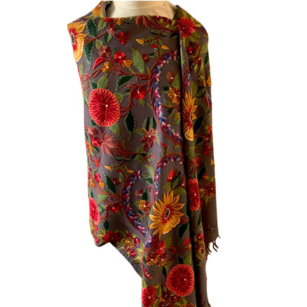 Hand Embroidery Stoles 11